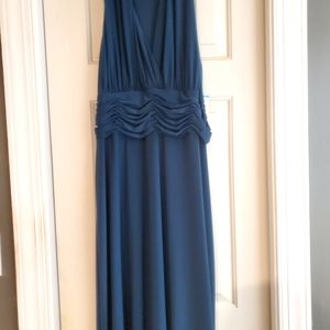 Evan Picone Blue Teal dress, size 16